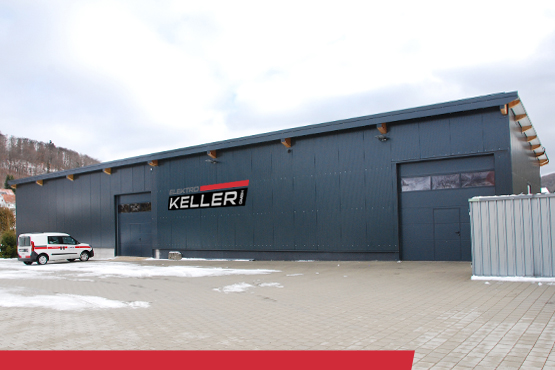 Erweiterung der Lagerhalle bei der Elektro Keller GmbH